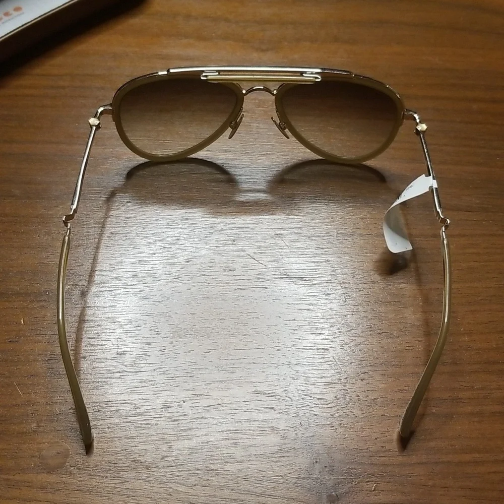 MR LEIGHT by GARRETT LEIGHT Doheny SL Sunglasses ~ Aviator Crescent 12KG NWT